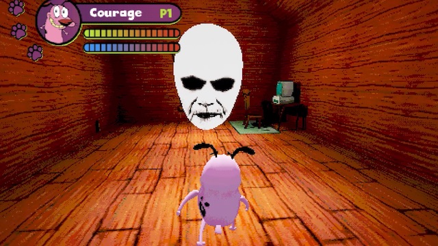Finally released my port of the cancelled Courage the Cowardly Dog PS1  game!! : r/creepygaming